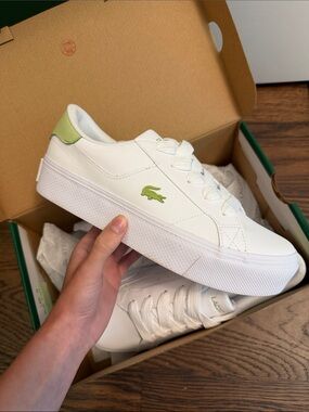 New Condition Lacoste Ziane Platform Sneakers